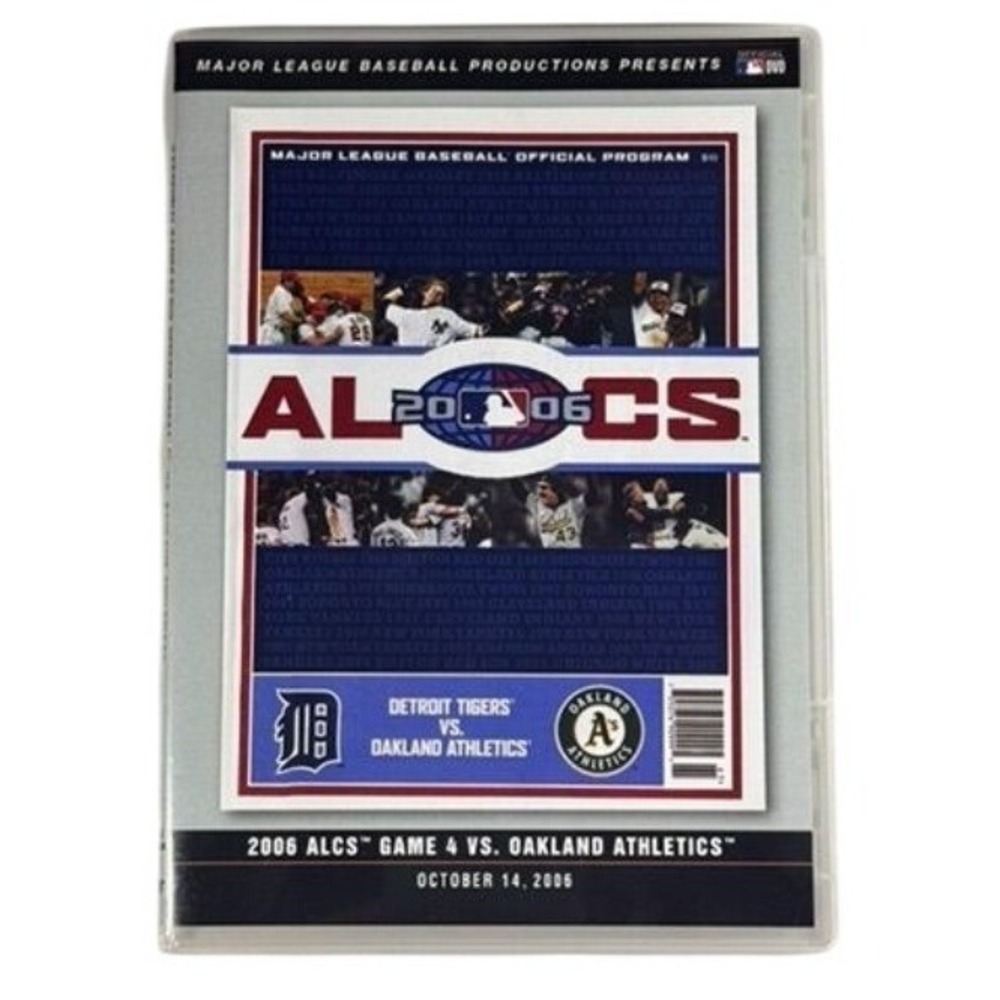 2006 ALCS Game 4 Detroit Tigers vs Oakland A's MLB DVD Magglio Ordonez HR
